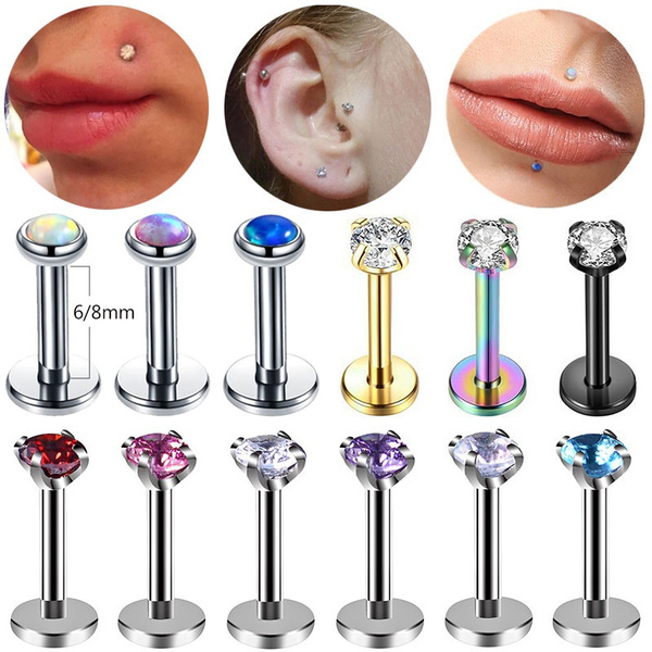 Surgical Steel Labret Lip Piercing Jewelry Set For Women, Men, And Girls  Small Stainless Steel Septum Ring, Body Clips, Hoop, Tragus, Septum,  Cartilage Piercing Accessories 16G, 18G X0901, X0904 From Hobo_designers,  $5.29 |